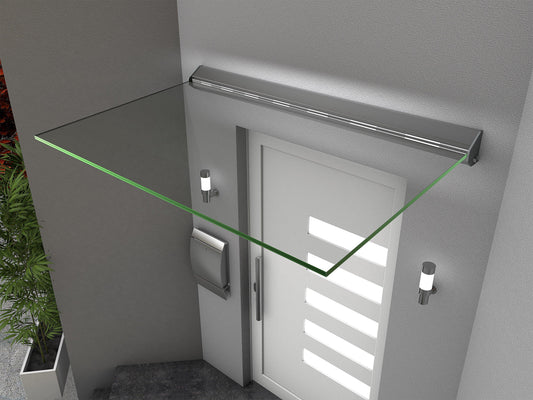 Echtglasvordach Flensburg 160 - HomeSystems-Bauelemente