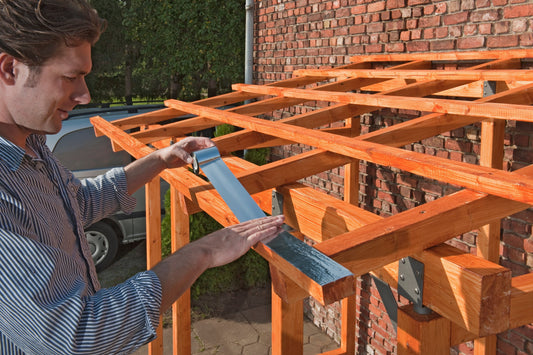 Polycarbonat und Acryl Wellplatten montieren – Abstandshalter, Kalotten und Schrauben als Zubehör für Terrasse und Carport bei Dachwerk24