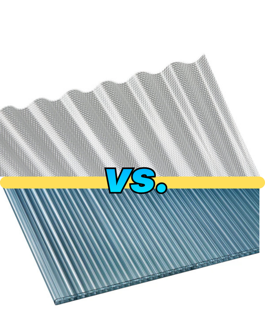 Wellplatten vs. Doppelstegplatten – Vergleich Polycarbonat und Acryl für Terrassenüberdachung und Carport