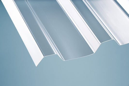 Polycarbonat Hallentrapez Profile trapez klar Wellplatte