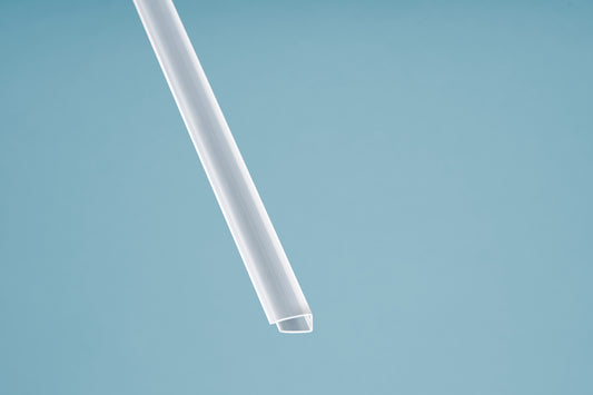 U-Profil 6mm – 16mm transparent aus Polycarbonat - HomeSystems-Bauelemente