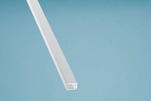 U-Profil Alu Kantenschutz 10mm mit Tropfnase – Aluminium weiss - HomeSystems-Bauelemente