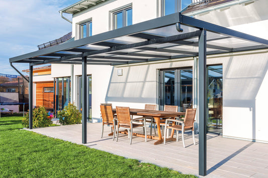 Deluxe Terrassendach 6 x 3 Acryl 16mm - HomeSystems-Bauelemente