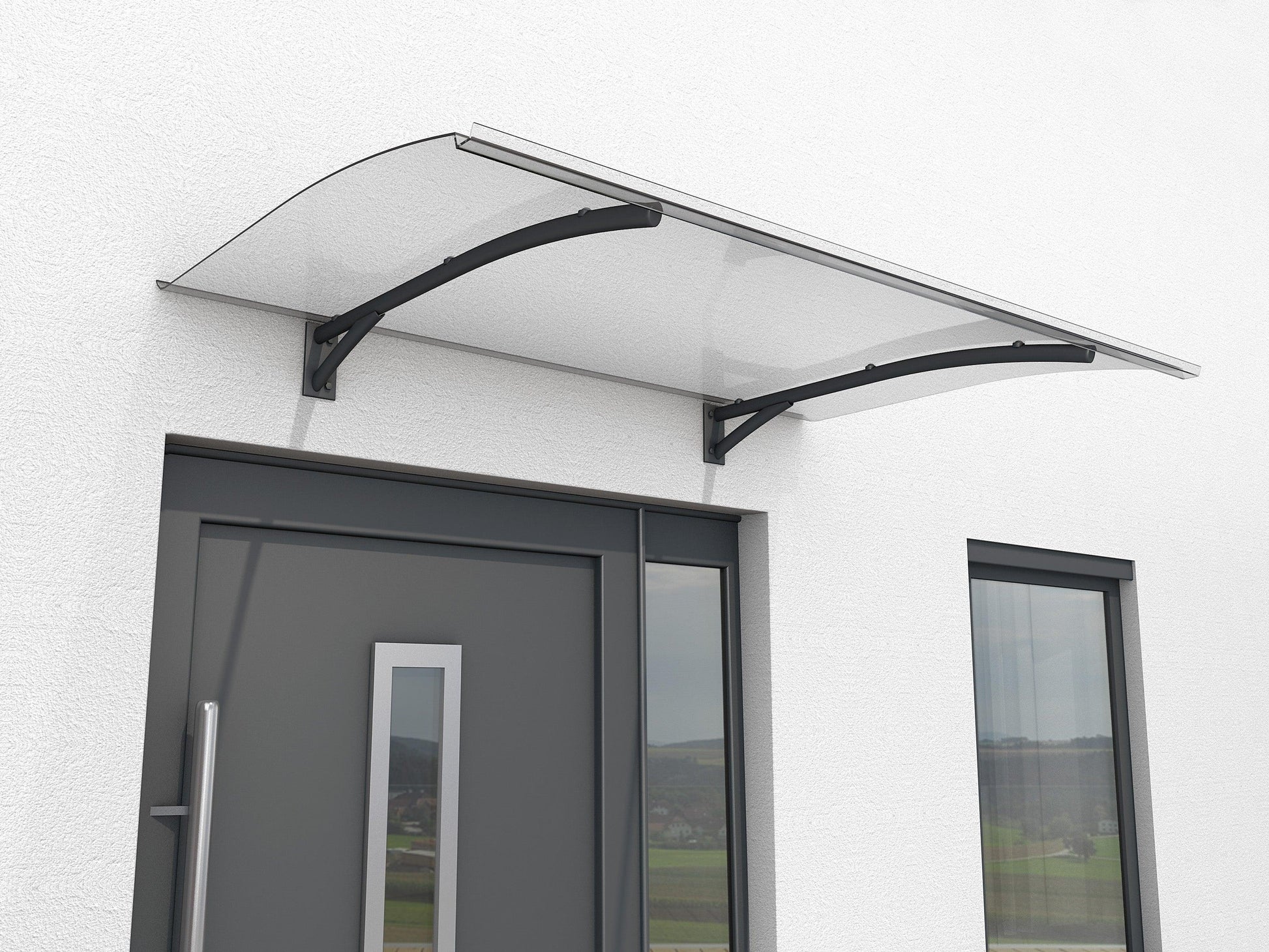 Pultvordach Heide 3mm klar - HomeSystems-Bauelemente