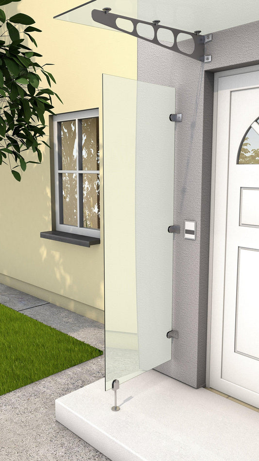 Seitenblende ESG Sicherheitsglas 6mm gefrostet - HomeSystems-Bauelemente
