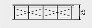 Lexan® Polycarbonat Doppelstegplatte 25 mm Thermo Klar