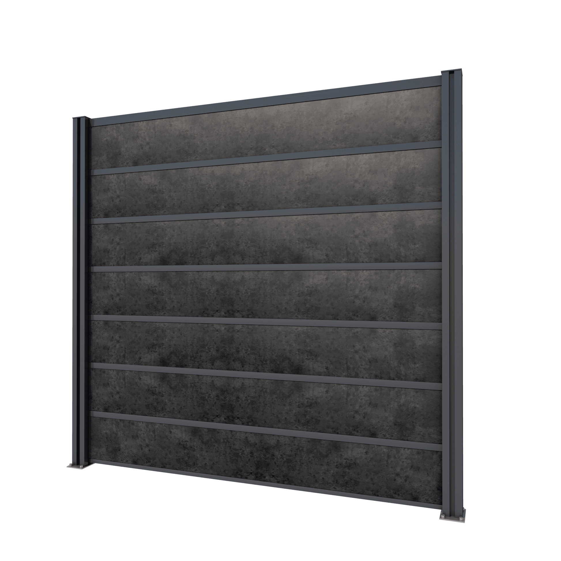 Sichtschutz/Zaunelement Grundelement 202 x 186 cm - HomeSystems-Bauelemente