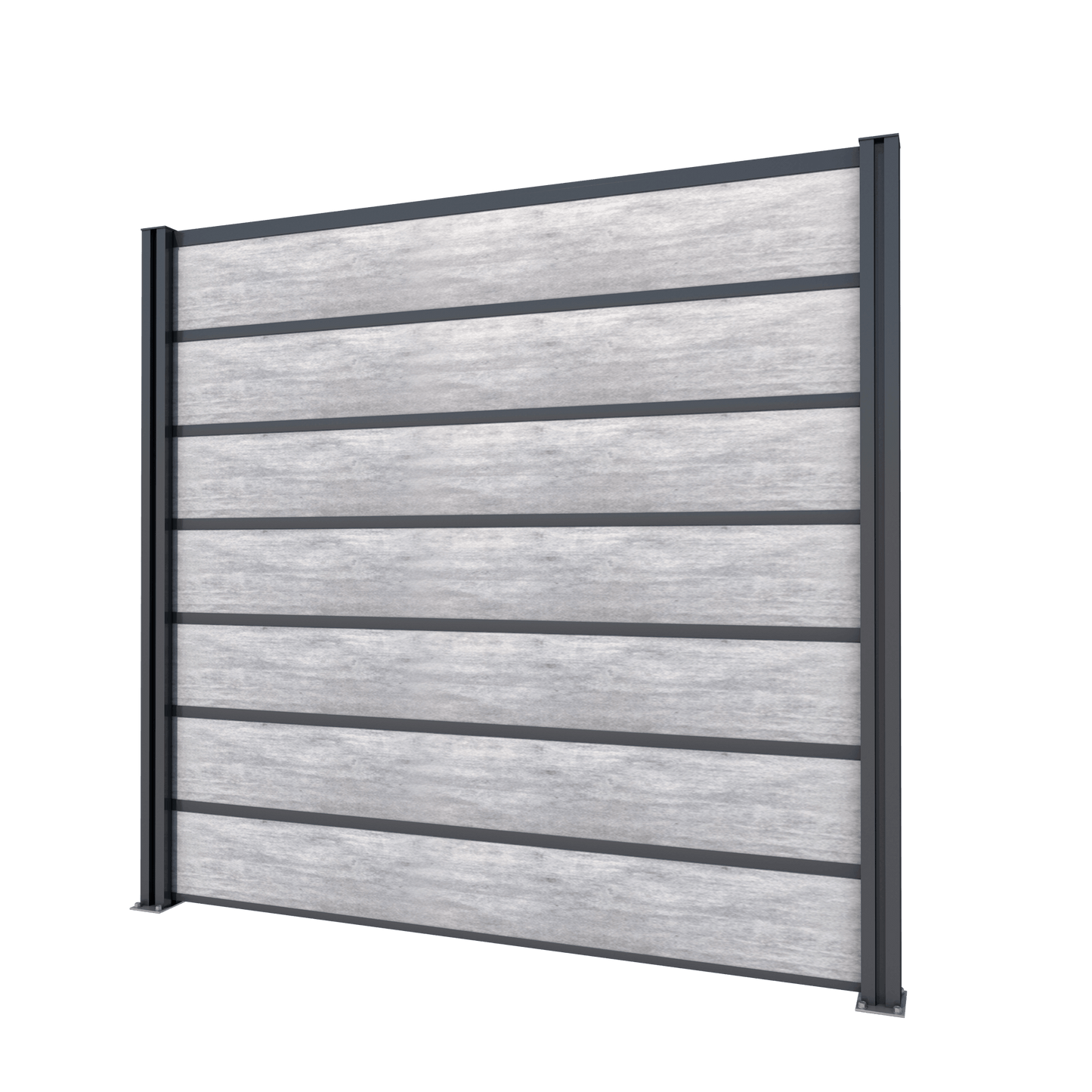 Sichtschutz/Zaunelement Grundelement 202 x 186 cm - HomeSystems-Bauelemente