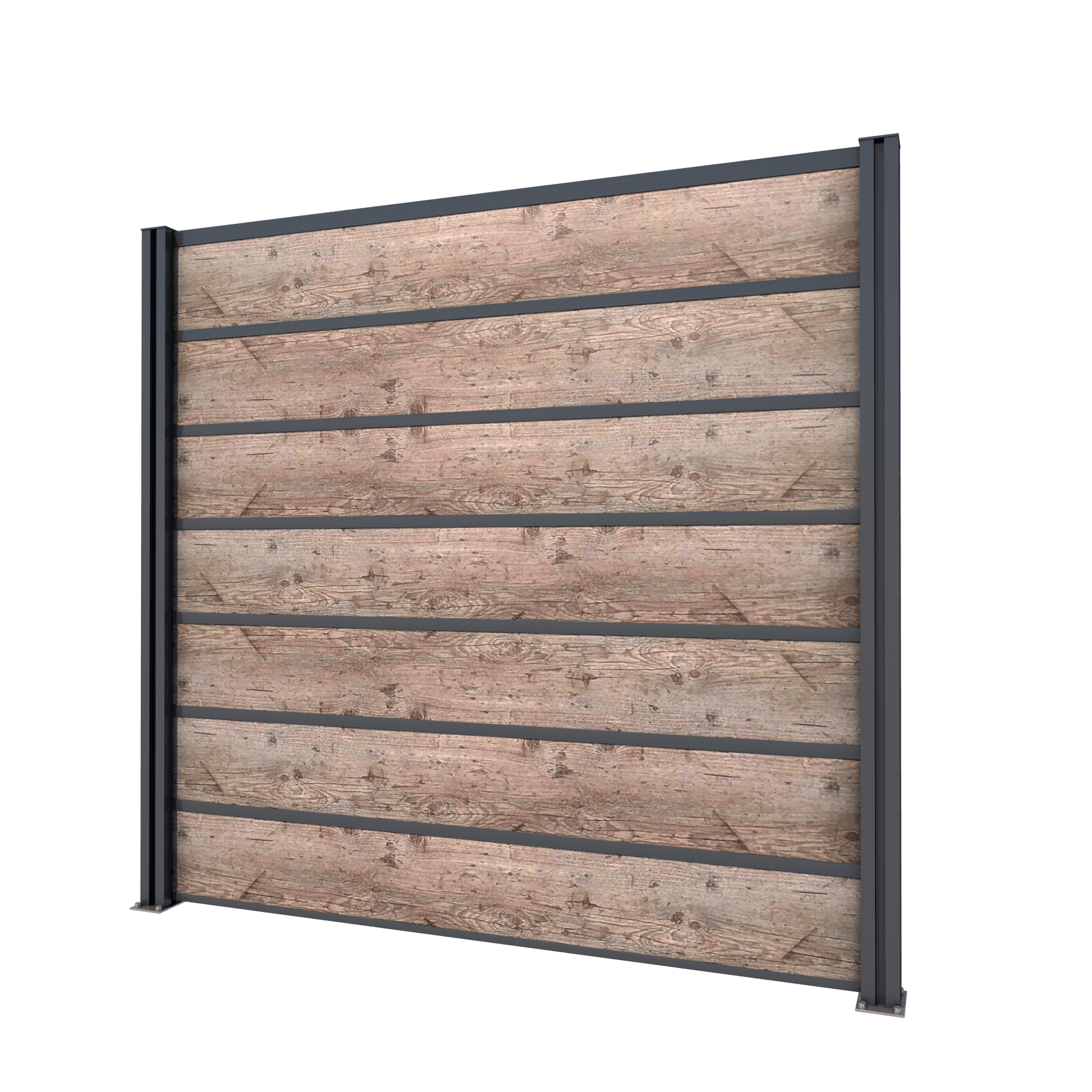 Sichtschutz/Zaunelement Grundelement 202 x 186 cm - HomeSystems-Bauelemente