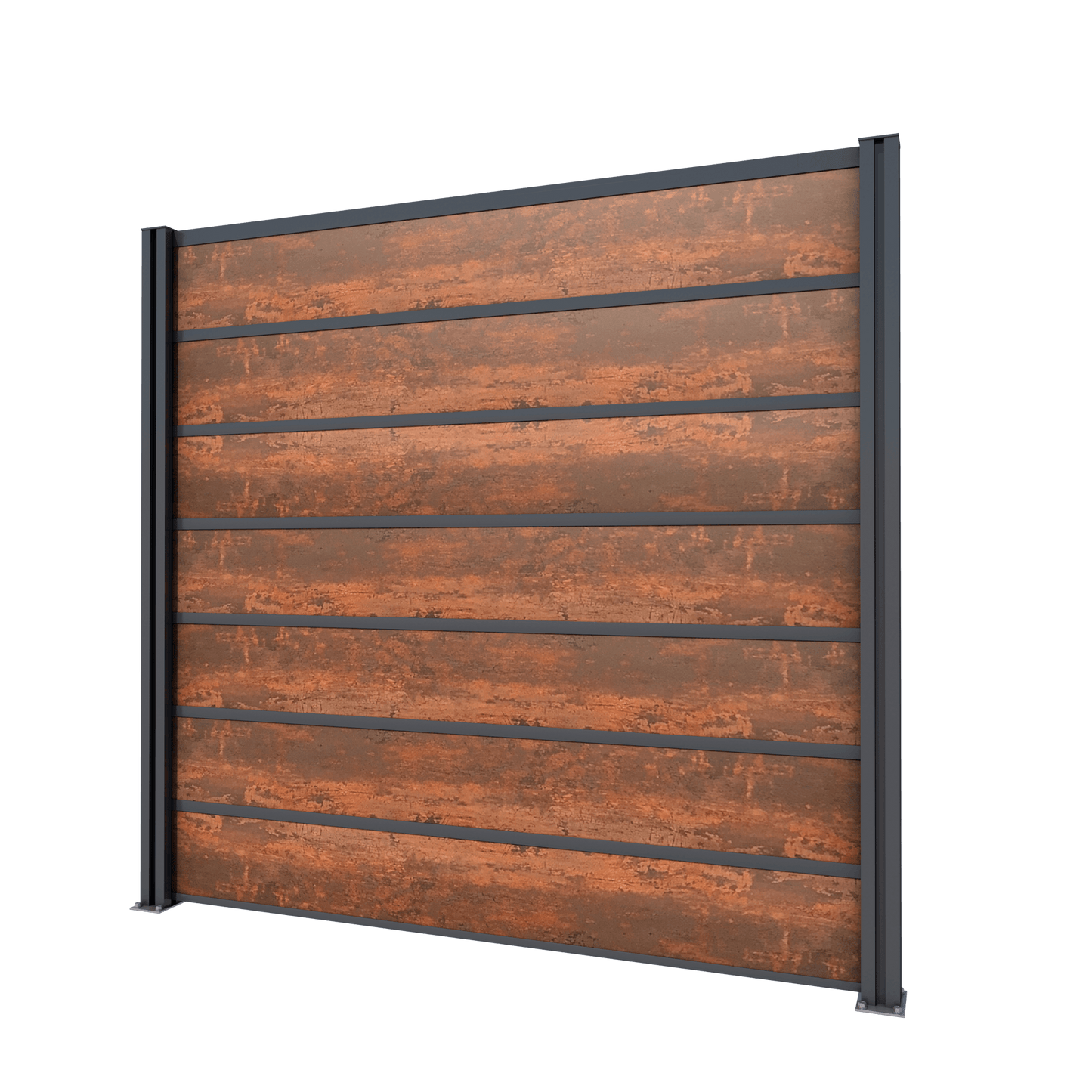 Sichtschutz/Zaunelement Grundelement 202 x 186 cm - HomeSystems-Bauelemente