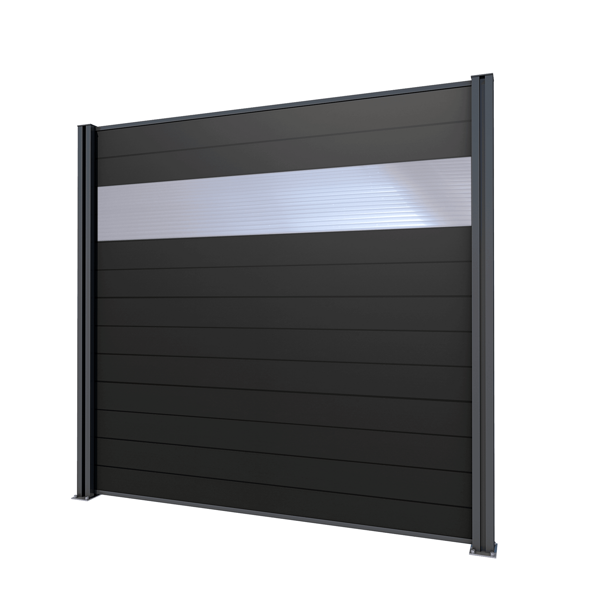 Sichtschutz/Zaunelement Grundelement 202 x 186 cm - HomeSystems-Bauelemente