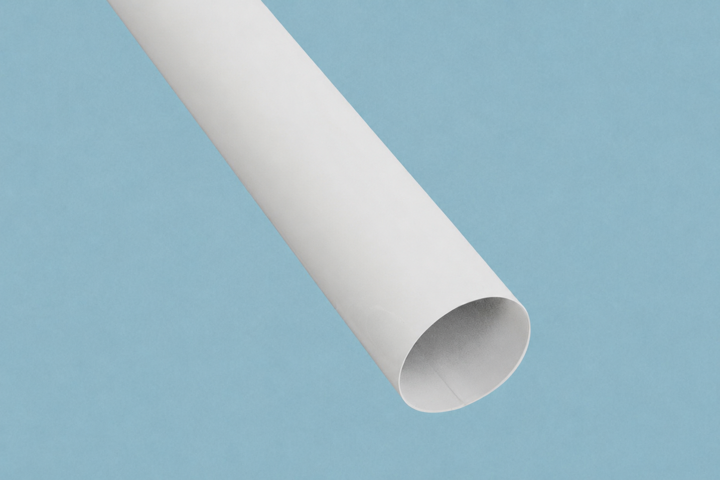 Fallrohr aus Aluminium in Weiß für Terrassenüberdachung und Carport – pulverbeschichtetes Regenfallrohr zur effektiven Ableitung von Regenwasser, UV-beständig und langlebig